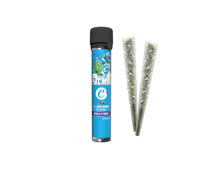 THCA Pre-Rolls with THCA Diamonds – Cookies – PacMan