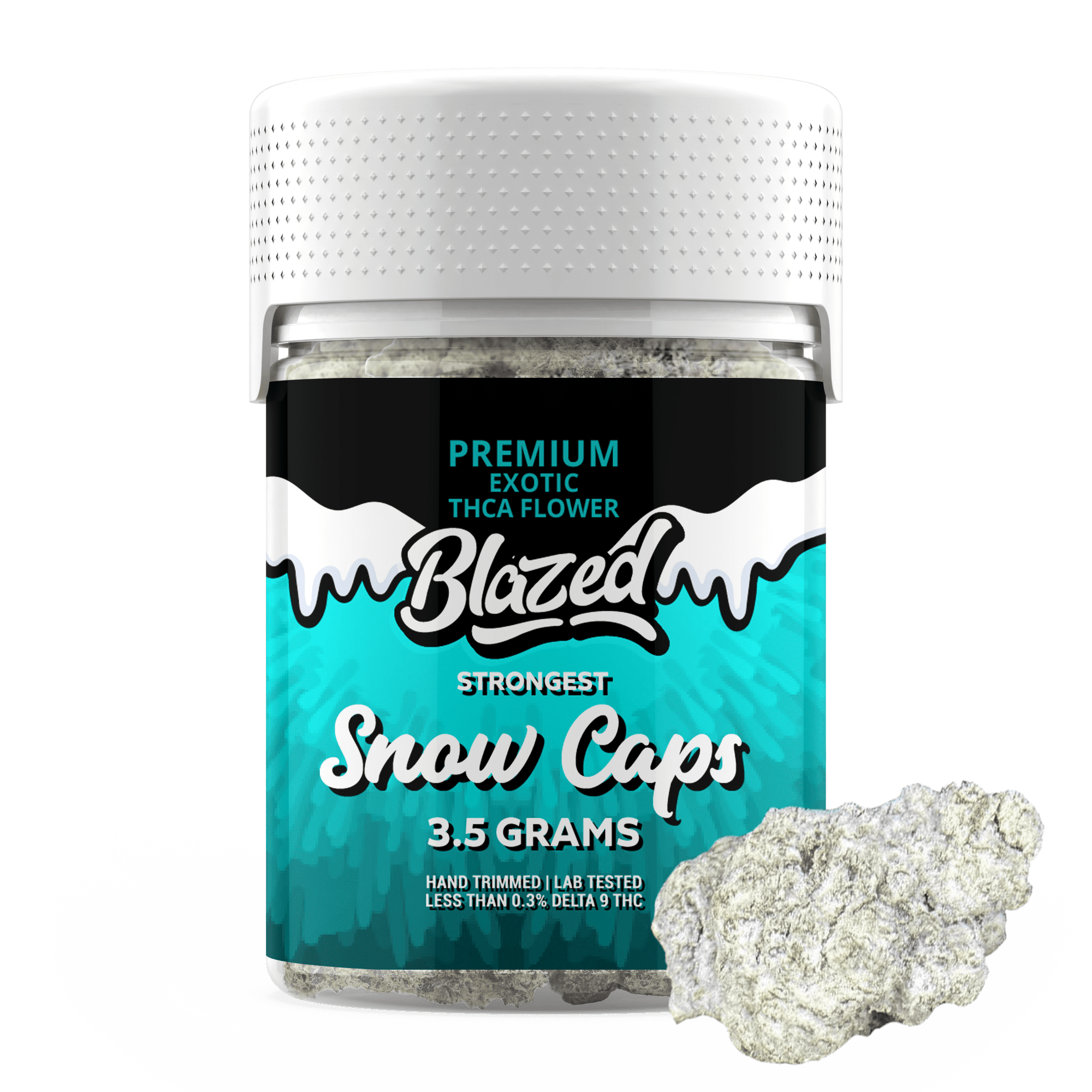 Blazed Strongest Exotic THCA Snow Caps