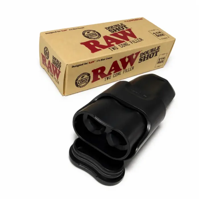 RAW Double Shot Two Cone Filler 1 1/4 Size - Image 2