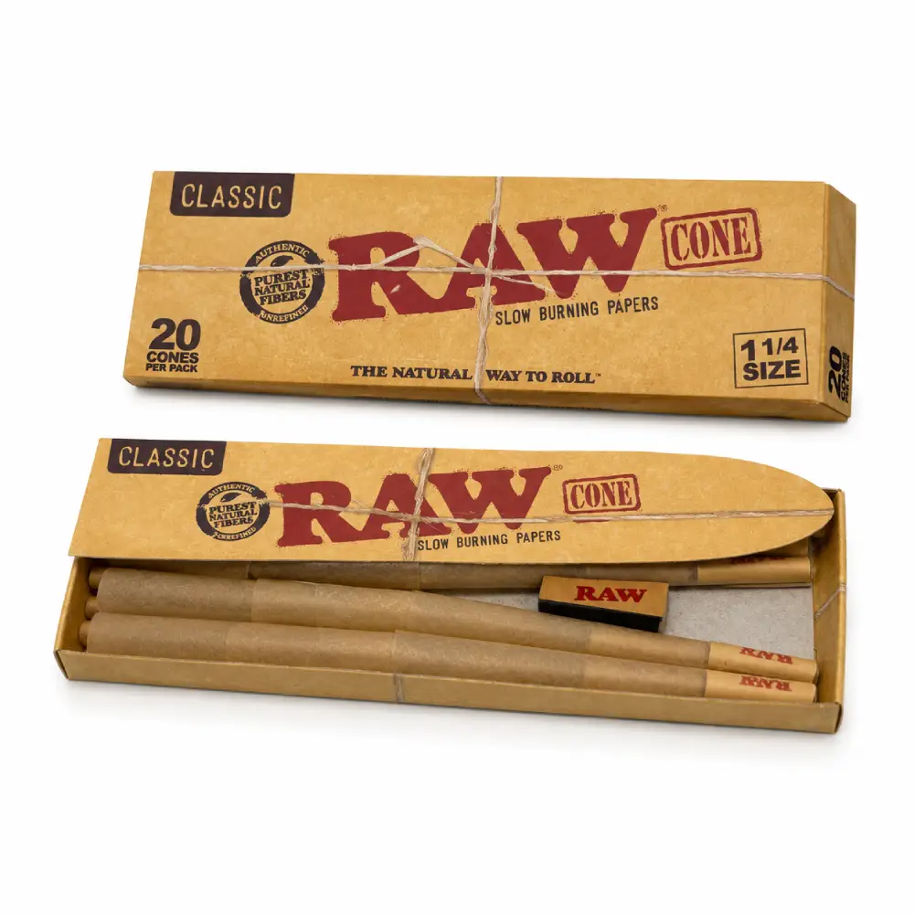 RAW classic 1 1/4 cones | 20pk - Image 2