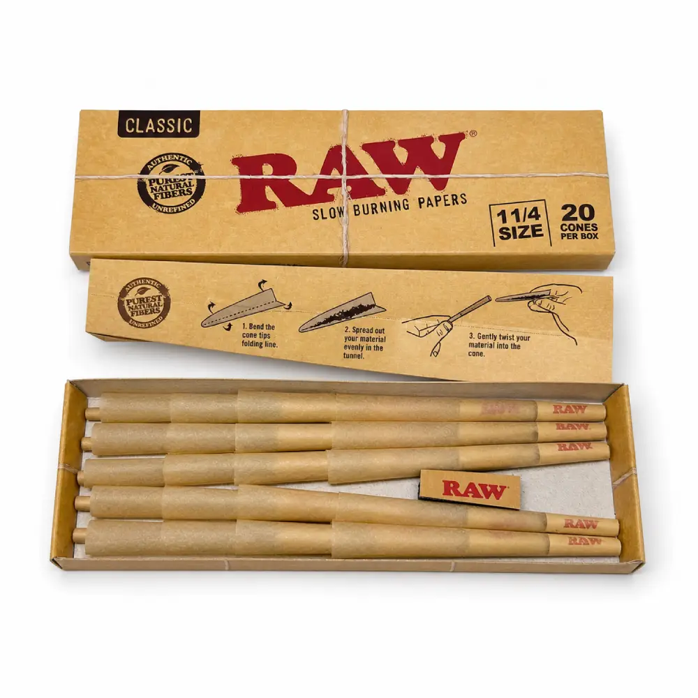 RAW classic 1 1/4 cones | 20pk - Image 3