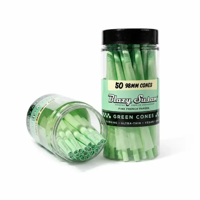 Blazy Susan Green Cones | 50ct