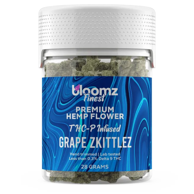 THC-P Flower – 28G – Grape Zkittlez