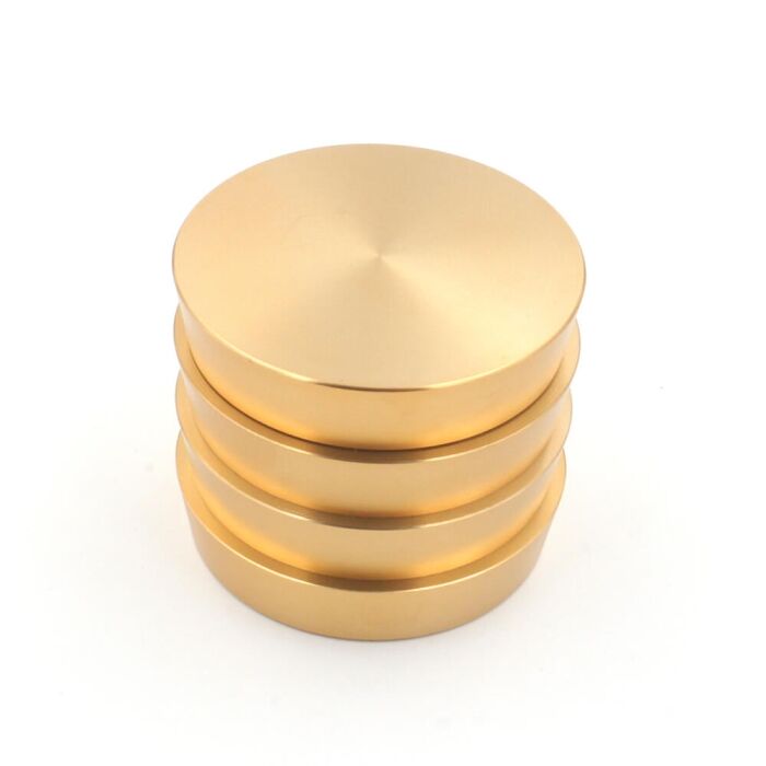 Gold 2 Inches 4-Piece Aluminum Grinder