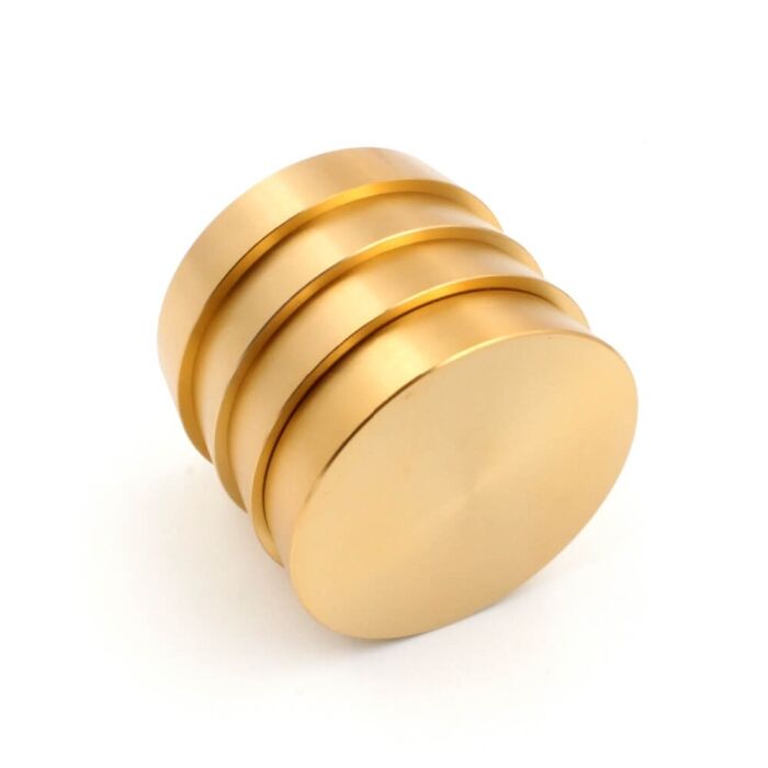 Gold 2 Inches 4-Piece Aluminum Grinder