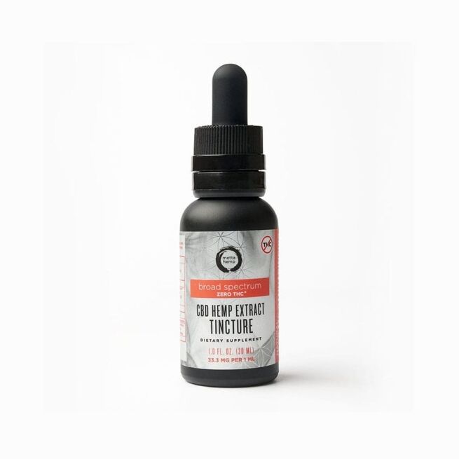 CBD Hemp Tincture: Zero-THC* Broad-Spectrum (1000mg)
