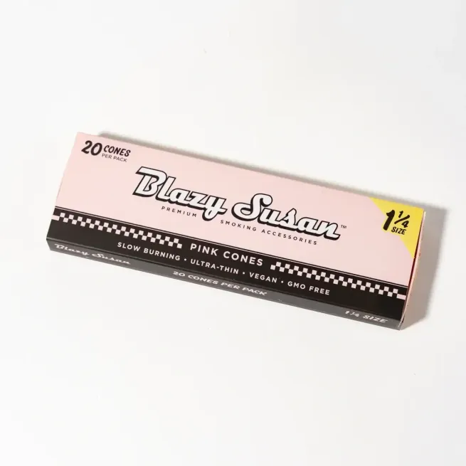 Blazy Susan Pink Paper Cones 1 1:4 Size