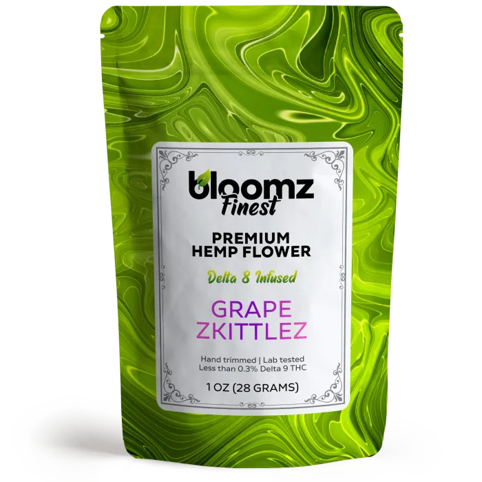 Delta 8 THC Flower Grape Zkittlez - Image 2