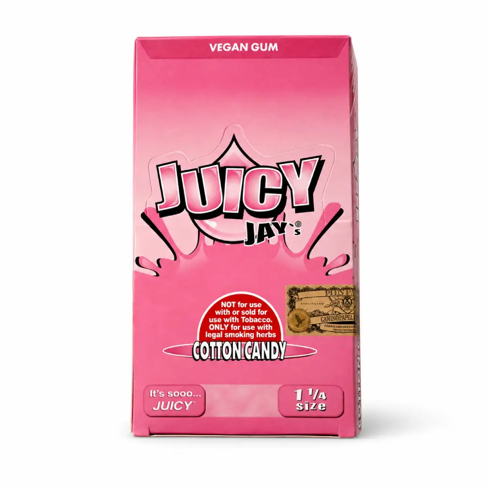 Juicy Jay Flavored Rolling Paper Cotton Candy | 32 Leaves 1 1/4 Size - Image 2