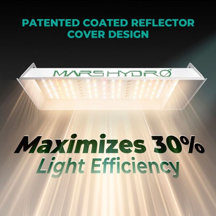 Mars Hydro TS 600 Essential 100W Full Spectrum LED Grow Light for Beginners