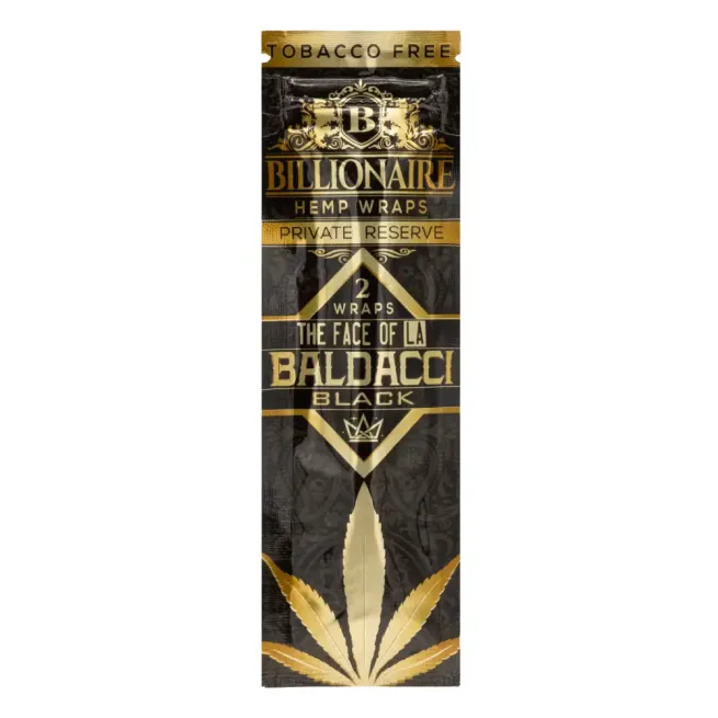 Baldacci Black - Billionaire Hemp Wraps - Private Reserve