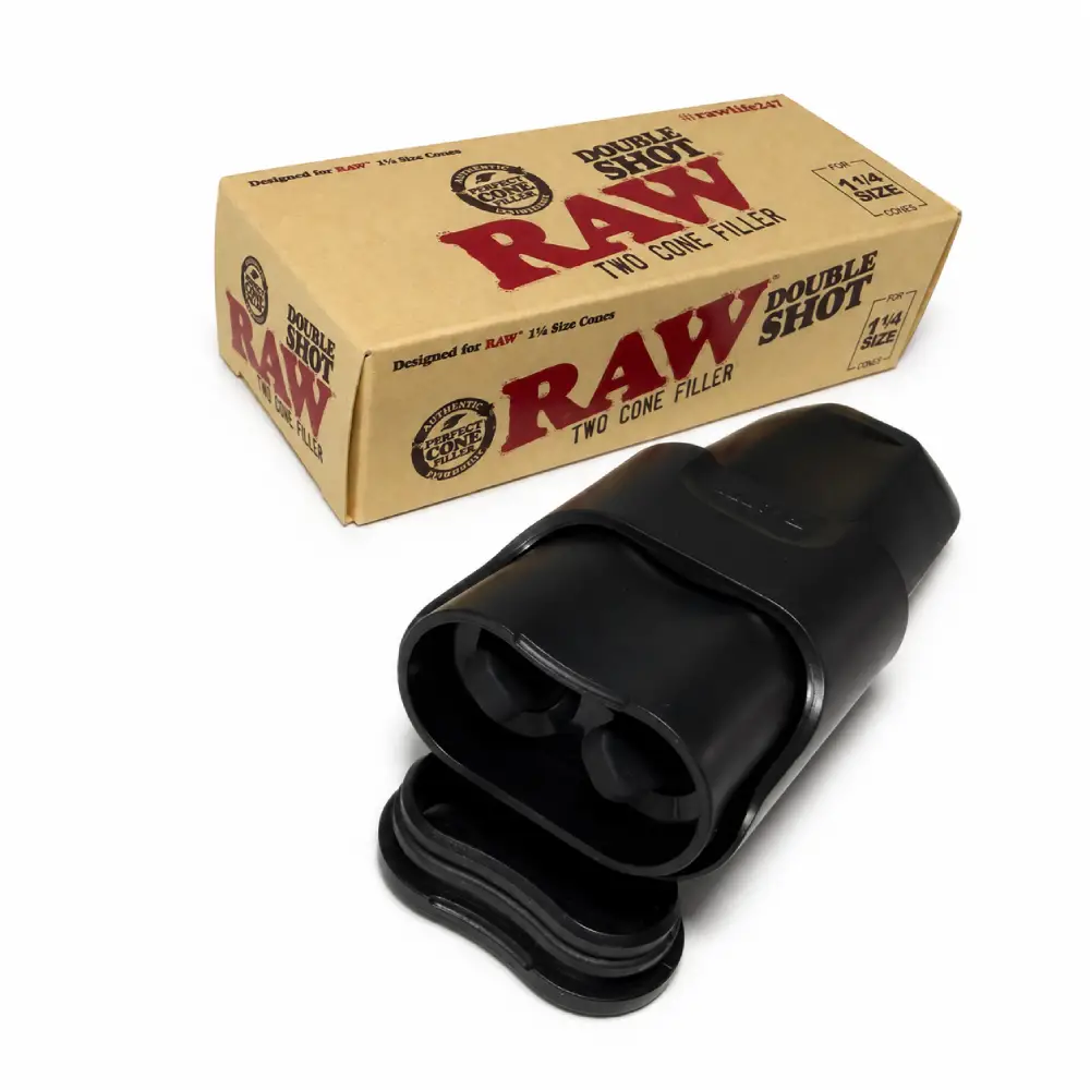 RAW Double Shot Two Cone Filler 1 1/4 Size - Image 2