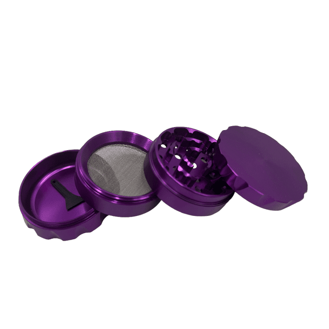 2.5 inches Purple 4-Piece Aluminum Grinder