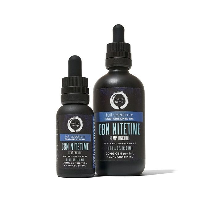 CBN Nitetime Tincture: Full-Spectrum (1200mg / 4800mg)