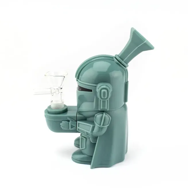 Mandalorian Helmet Silicone Water Pipe