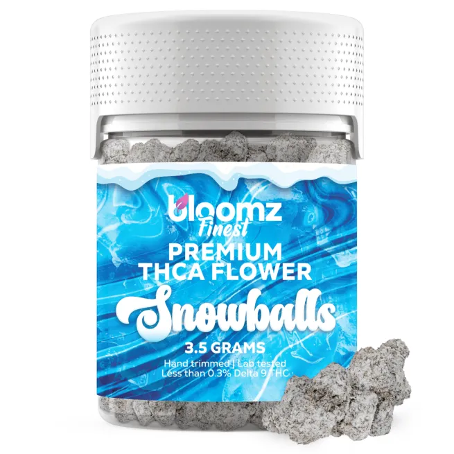 THCA Flower – Snow Caps – 3.5G – Gary Payton