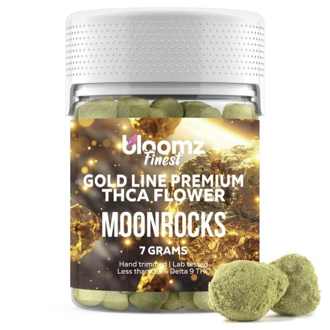 THCA Moonrocks – Gold Line – 7G – Yellow Cake