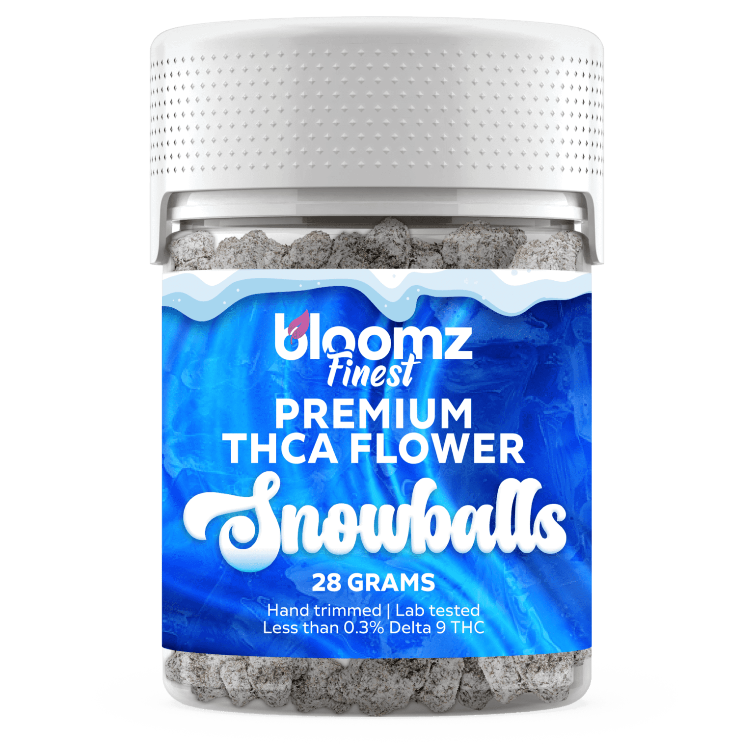 THCA Flower – Snow Caps – 28G – MAC