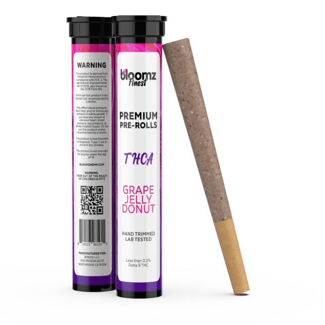 THCA Pre-Rolls – 6-Pack – Grape Jelly Donut