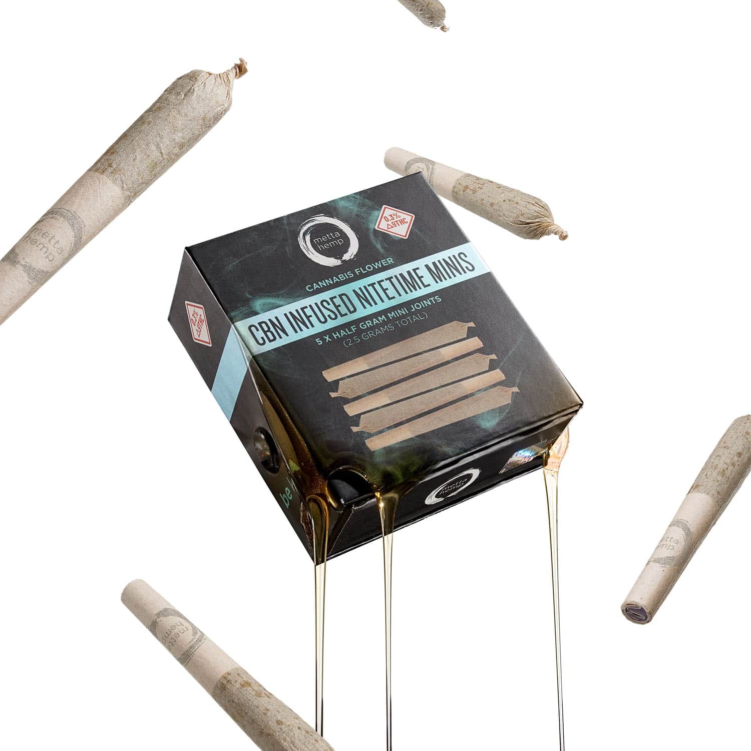 CBN Infused Nitetime Mini Joints – 5 pack