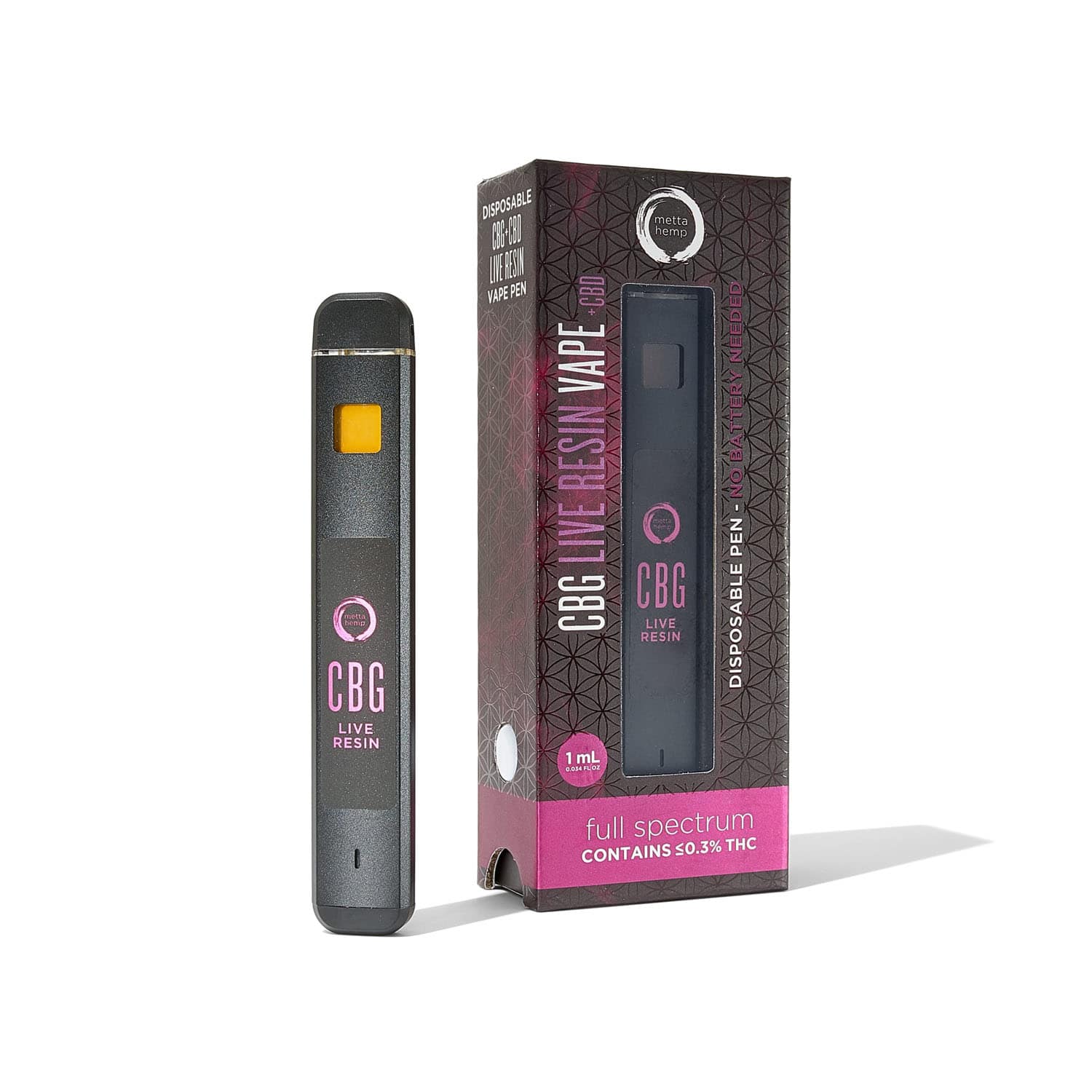 CBG Live Resin Disposable Vape Pen 1.0mL